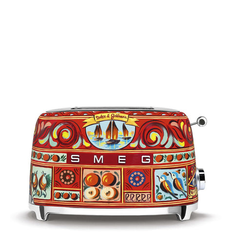 Smeg 2 Slice Toaster – 6 Browning Levels, Bagel, Reheat & Defrost Functions