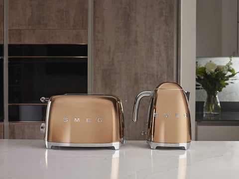 Smeg 2 Slice Toaster – 6 Browning Levels, Bagel, Reheat & Defrost Functions