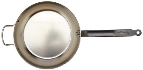 De Buyer Carbone Plus 22 cm “Coupe Lyonnaise” Frying Pan – Carbon Steel Made in France
