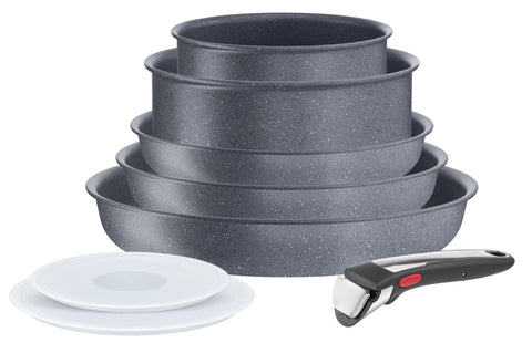 Set of 3 Tefal Ingenio Natural On 16 / 18 / 20 cm Saucepans + Removable Handle