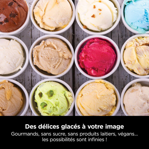 🍨 Ninja CREAMi™ Deluxe NC501EU – Sorbetière & boissons glacées (10 fonctions) – Argent