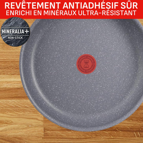 Set of 3 Tefal Ingenio Natural On 16 / 18 / 20 cm Saucepans + Removable Handle