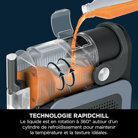 🧊 Ninja SLUSHi™ FS301EU – Machine à boissons glacées (1,9 L) – Bleu & Gris