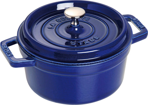 STAUB Round Cocotte 28 cm – Enameled Cast Iron “Cherry” 6.7 L