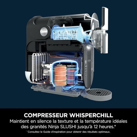🧊 Ninja SLUSHi™ FS301EU – Machine à boissons glacées (1,9 L) – Bleu & Gris
