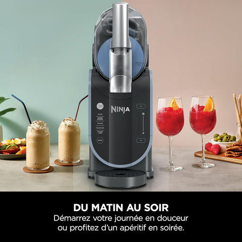 🧊 Ninja SLUSHi™ FS301EU – Machine à boissons glacées (1,9 L) – Bleu & Gris