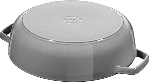 STAUB Chistera 28 cm Sauté Pan – Enamelled Cast Iron “Cherry” 3.7 L