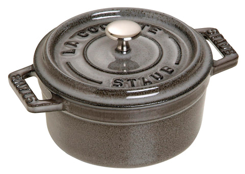 STAUB Round Cocotte 28 cm – Enameled Cast Iron “Cherry” 6.7 L
