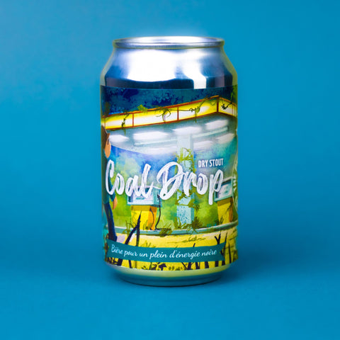 🍺 Coal Drop – Dry Stout – 33cl Canette – 5% vol.