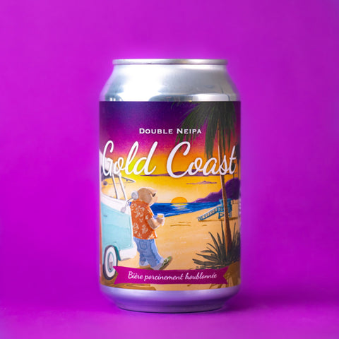🍺 Gold Coast – Double NEIPA – 33cl Canette – 8% vol.