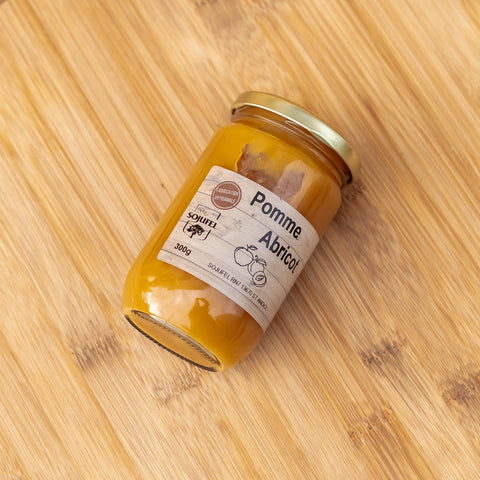 🍎🍑 Compote de fruits pomme & abricot – 300g