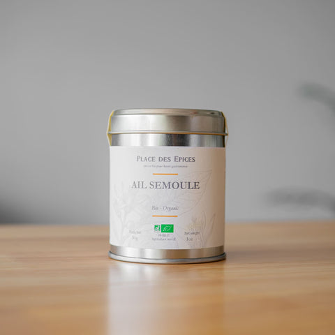 🧄 Organic Garlic Semolina – 1 Jar – 70 g