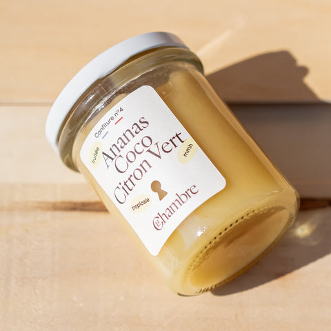 🍍 Confiture Ananas Coco Citron Vert - 200g