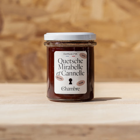 🍑 Confiture Quetsche Mirabelle Cannelle - 200g