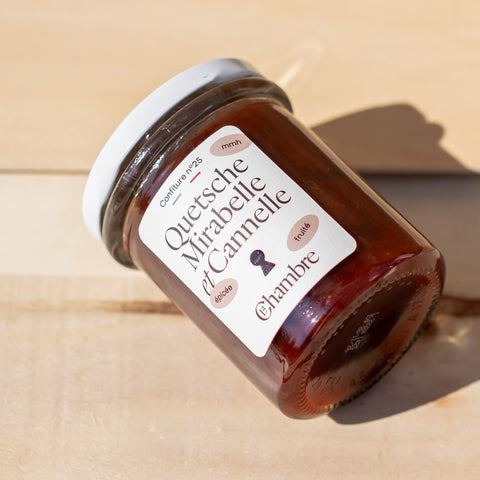 🍑 Confiture Quetsche Mirabelle Cannelle - 200g