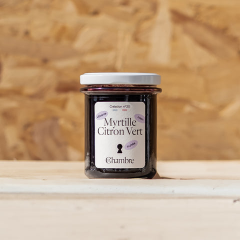 🍇 Confiture Myrtille Citron Vert - 200g