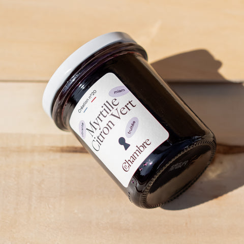 🍇 Confiture Myrtille Citron Vert - 200g