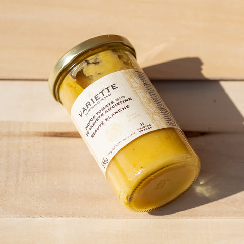 🍅 Sauce tomate Beauté Blanche BIO – Variété ancienne – 250g