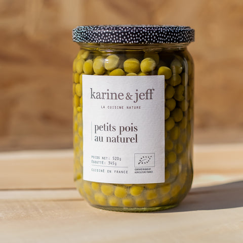 Petits pois au naturel - BIO