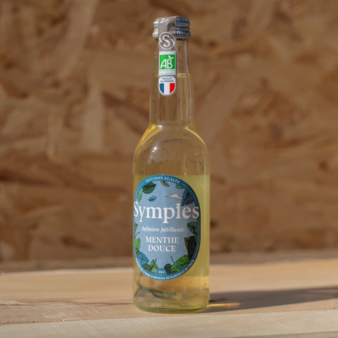 🌿 Infusion Pétillante à la menthe douce Bio – 33 cl
