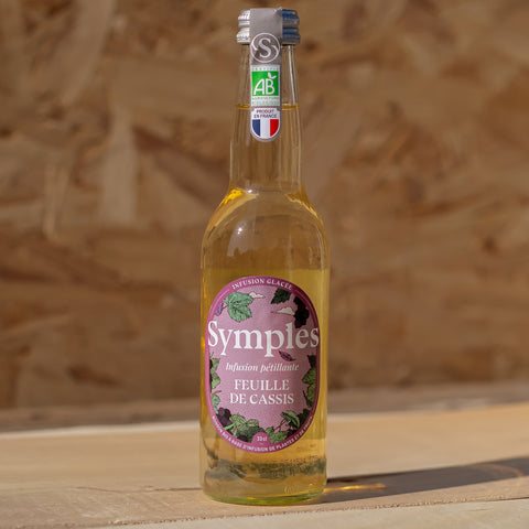 🌿 Organic Sparkling Blackcurrant Leaf Infusion – 33 cl