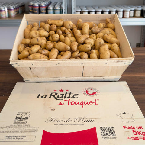 🥔 Pommes de Terre Ratte du Touquet – Bourriche 5 kg – Cat. I – France