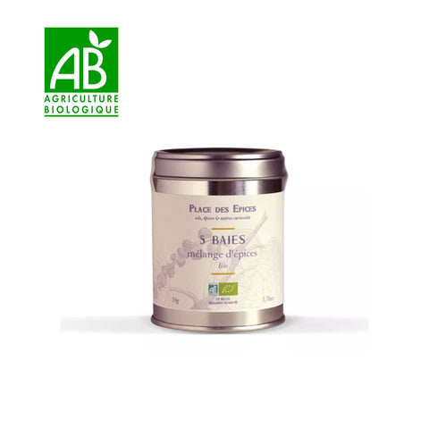 🌿 5 Baies BIO – 1 Pot – 50 g