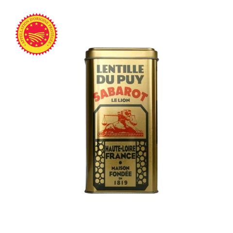 🌈 Lentille Verte du Puy AOP – Coffret Boîte métal “200 ans” - Sabarot