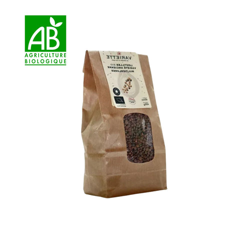 🌈 Lentilles anciennes multicolores – BIO – Origine Gers – 400g (sec)