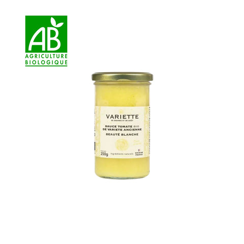 🍅 Sauce tomate Beauté Blanche BIO – Variété ancienne – 250g