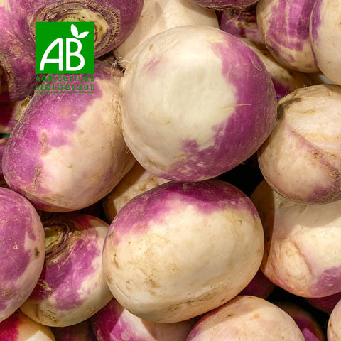 🥔 Organic Purple Turnips – 1kg