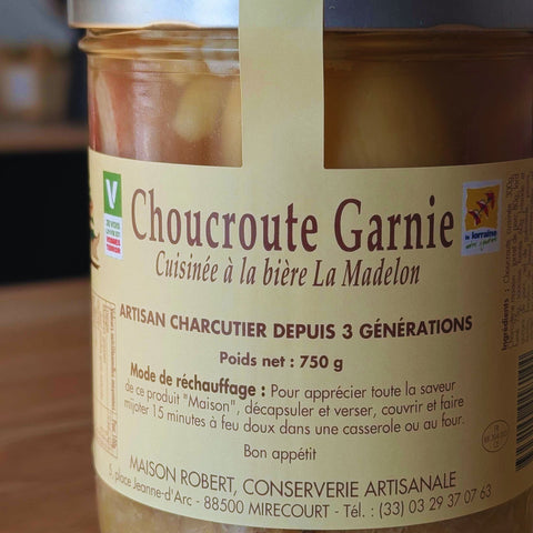 🥬 Choucroute traditionnelle à la bière des Vosges “La Madelon” 🍺