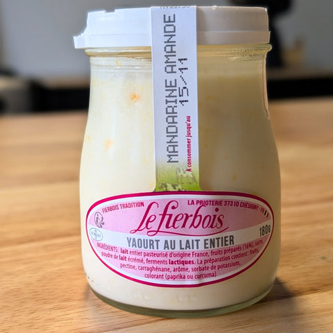 🍶 Yaourt artisanal au lait entier – Fierbois Tradition 🇫🇷 180g