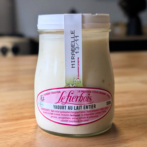 🍶 Yaourt artisanal au lait entier – Fierbois Tradition 🇫🇷 180g