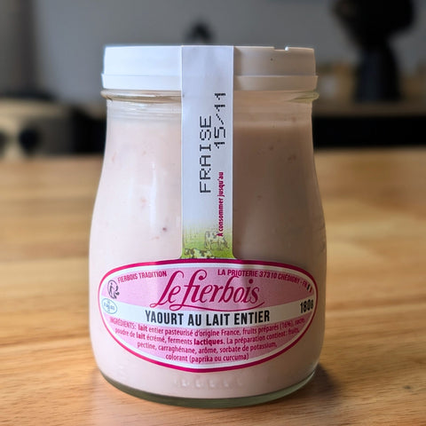 🍶 Yaourt artisanal au lait entier – Fierbois Tradition 🇫🇷 180g