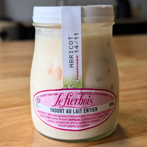 🍶 Yaourt artisanal au lait entier – Fierbois Tradition 🇫🇷 180g