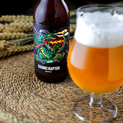 🚀 COSMIC RAPTOR – French Triple | 33cl Bouteille | 7,5% Vol. - Hoppy road - Bière - Livraison à domicile Nancy Metz