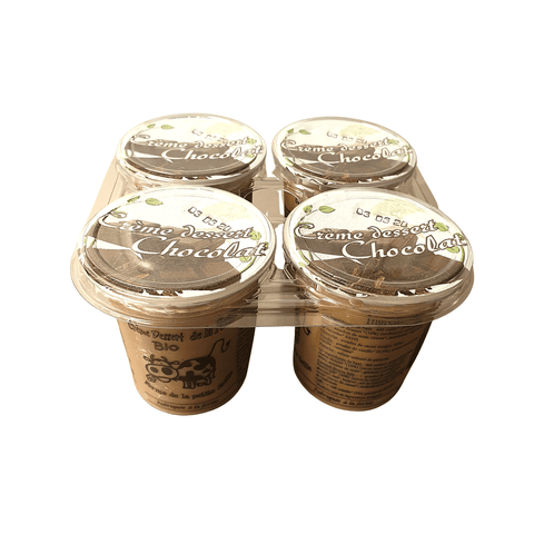 Livraison panier de fruits et légumes à Nancy, Metz et villages alentours - Crème dessert Caramel BIO - Lot de 4 - Neary - Yaourt - Ferme de la Petite Seille - BIO, Chocolat, Frais, Les produits laitiers, Local, Lorraine, Nancy, Sucré, Yaourt