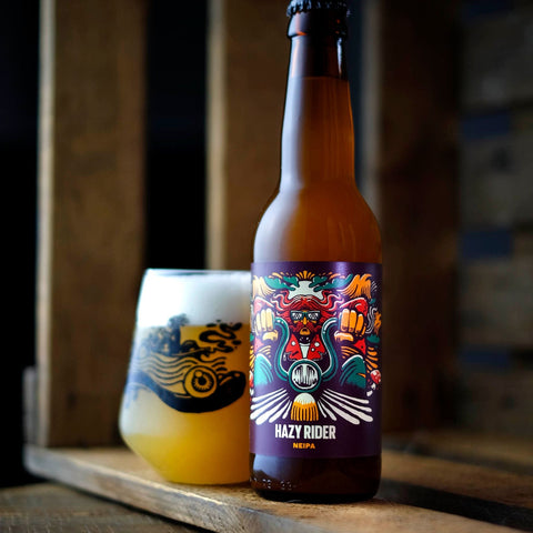 🍺 HAZY RIDER – NEIPA | 33cl Bouteille | 6,4% Vol. - Hoppy road - Bière - Livraison à domicile