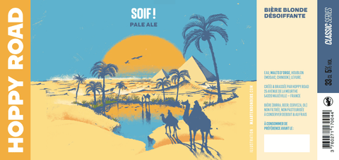 🍺 SOIF ! – Pale Ale | 33cl Bouteille | 5% Vol. - Hoppy road - Bière - Livraison à domicile