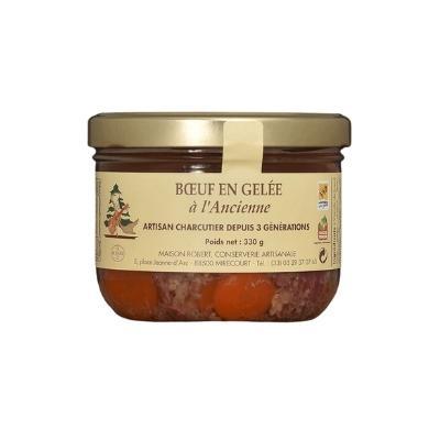 Livraison panier de fruits et légumes à Nancy, Metz et villages alentours - Bœuf en gelée à l'ancienne - 330g - Neary - Terrine - Maison Robert - Epicerie, Express, Local, Lorraine, Nancy, Salé, Terrines, Épicerie salée