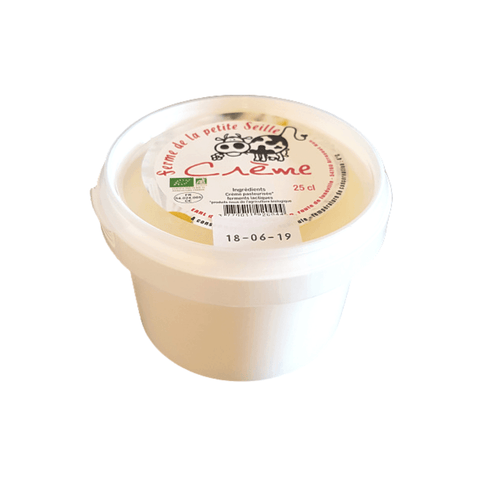 Livraison panier de fruits et légumes à Nancy, Metz et villages alentours - Crème Fraîche Épaisse BIO - 250g - Neary - Fromage - Ferme de la Petite Seille - BIO, Frais, Fromage, Les produits laitiers, Local, Lorraine, Nancy
