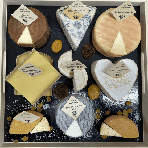 Plateau de fromages : la Tradition du Fromager Affineur (Noël) - Les Frères Marchand - Fromage - Livraison à domicile Nancy Metz
