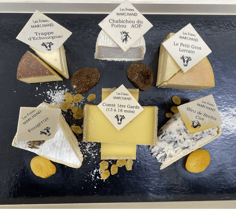 Plateau de fromages : la Tradition du Fromager Affineur (Noël) - Les Frères Marchand - Fromage - Livraison à domicile Nancy Metz