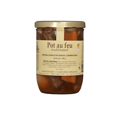 Livraison panier de fruits et légumes à Nancy, Metz et villages alentours - Pot au feu traditionnel - 750g - Neary - Plats cuisinés - Maison Robert - Epicerie, Express, Les plats préparés, Les viandes, Local, Lorraine, Nancy, Salé, Traiteur, Viandes, Épicerie salée