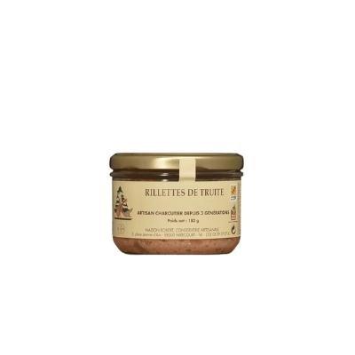 Livraison panier de fruits et légumes à Nancy, Metz et villages alentours - Rillette de truite - 180g - Neary - Terrine - Maison Robert - Epicerie, Express, Local, Lorraine, Nancy, Promotions, Salé, Terrines, Épicerie salée
