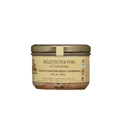 Livraison panier de fruits et légumes à Nancy, Metz et villages alentours - Rillette pur porc - 200g - Neary - Terrine - Maison Robert - Epicerie, Express, Local, Lorraine, Nancy, Salé, Terrines, Épicerie salée