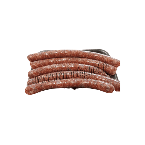 Livraison panier de fruits et légumes à Nancy, Metz et villages alentours - Saucisse à rôtir de bœuf - 500g - Neary - Boeuf - Ferme Fagnot - Barbecue, Boeuf, Frais, Les viandes, Local, Nancy, Viandes