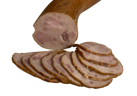Livraison panier de fruits et légumes à Nancy, Metz et villages alentours - Saucisse jambon morceaux - 220g - Neary - Charcuterie - GAEC du fumé Lorrain - Charcuterie, Frais, La saison de la raclette, Les viandes, Local, Lorraine, Nancy, Nouveauté, Porc, Salé, Viandes