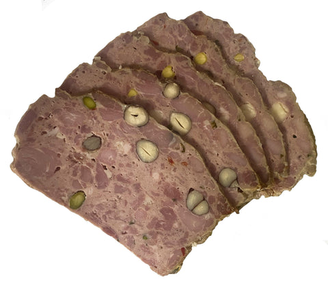 Livraison panier de fruits et légumes à Nancy, Metz et villages alentours - Tranche Pâté de viande - 200g - Neary - Charcuterie - GAEC du fumé Lorrain - Charcuterie, Frais, Les viandes, Local, Lorraine, Nancy, Porc, Salé, Viandes